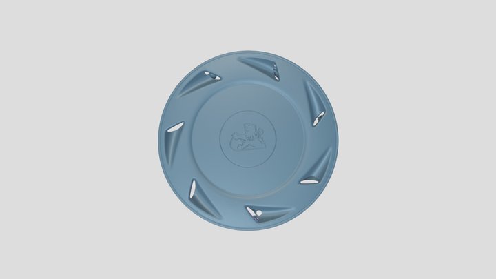 3D scan of Holden Hub Cap 3D Model