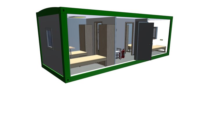 Жилой на 6 человек 3D Model