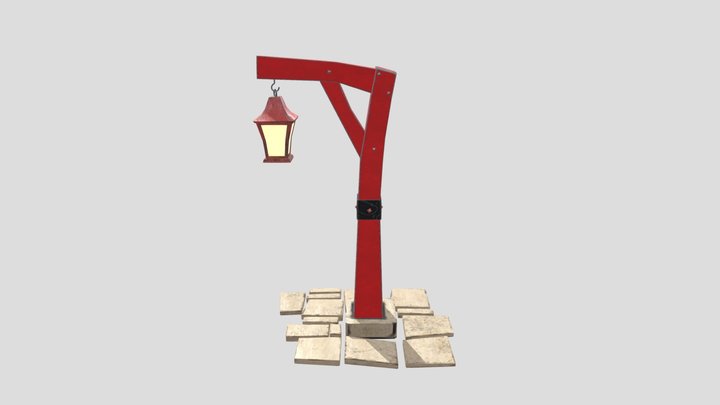 lamparina Cartoon 3D Model