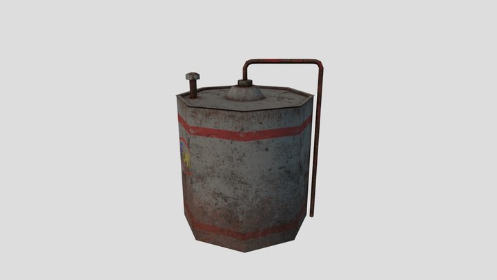 Props_FuelSilo_01 3D Model