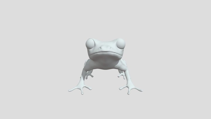 Weekly_01_Frog 3D Model