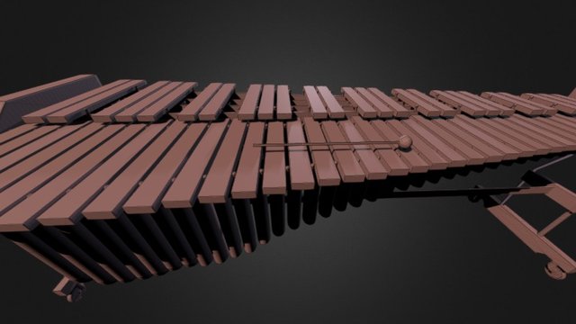 Marimba 3D Model