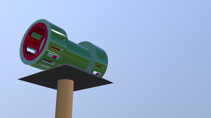Gents Tri-Tone Siren 3D Model