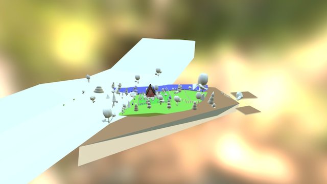 Low Poly Yard More (update) extra 5 hours 3D Model