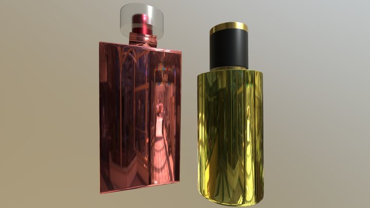 PARFUM MOCKUP 3D Model