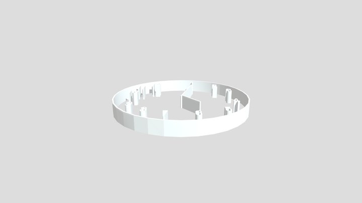 clock with word 3D Model