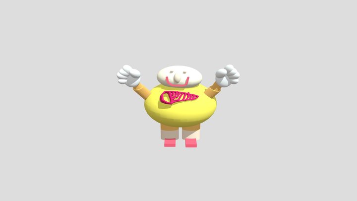 coup de pied de tartman 3D Model