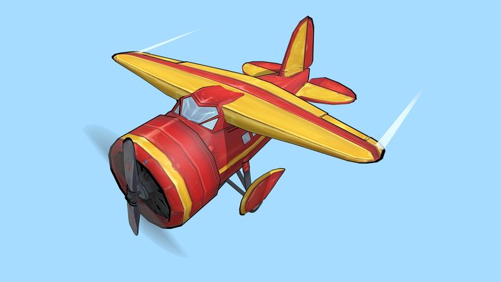 Flying Circuis| LockHeed Vega 5B 3D Model