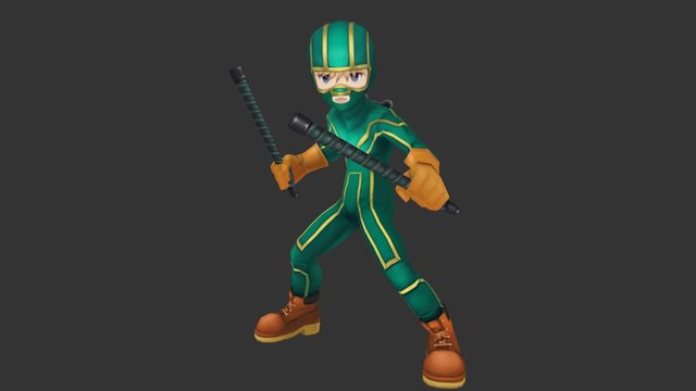 Kick-Ass 3D Model