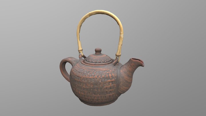 Old Teapot 3D Model