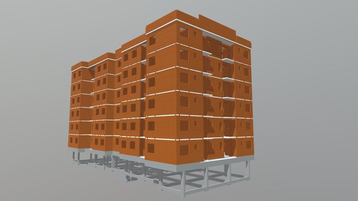 Residencial Vila Di Fiori - Bloco A 3D Model