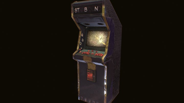Starbound Arcade BROKEN by Alegre Nahiara 3D Model
