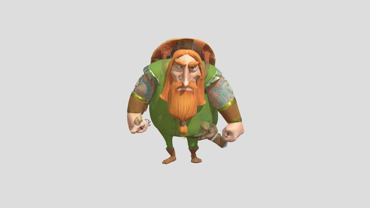 Warrior's Resolve 3D Model