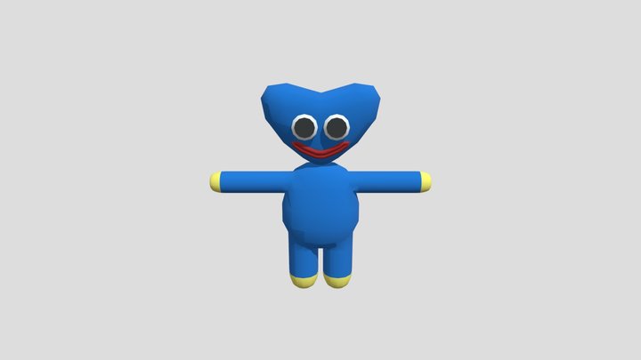 huggy plushie unofficial 3D Model