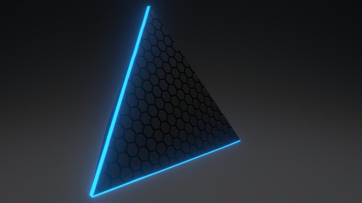 Triangle-LED Light 3D Model