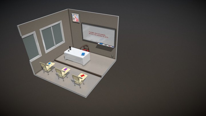 Sala de Aula 3D Model