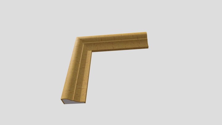 Cornice in polistirolo resinato F75 3D Model