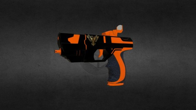 Medic Pistol 3D Model