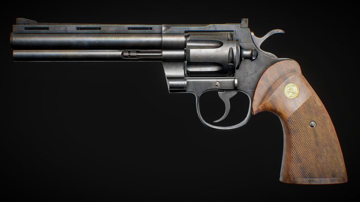 Colt Python 357mg 3D Model
