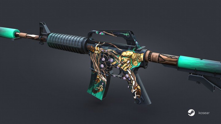M4A1-S | Dream Catcher 3D Model