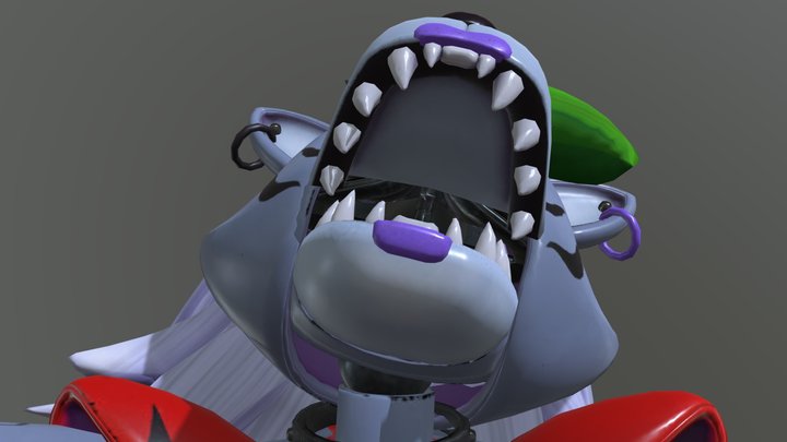 roxanne_wolf_with_all_of_her_animations 3D Model