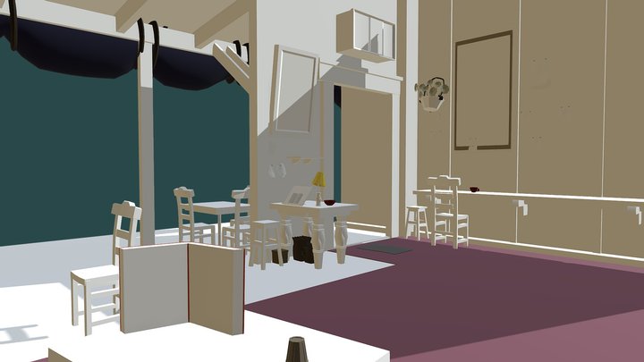 Hotel (dhaba) 3D Model