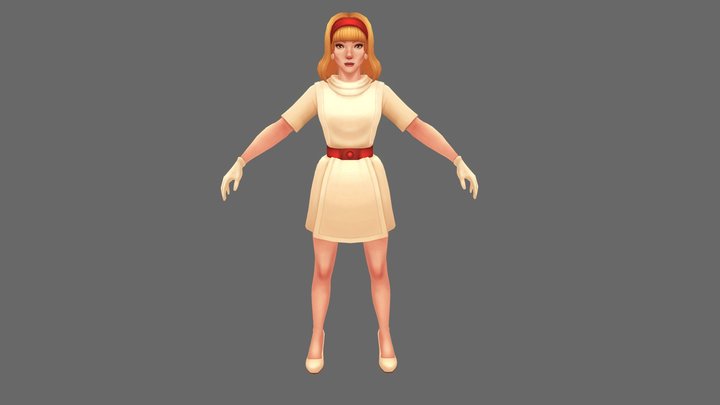 Girl 3D Model