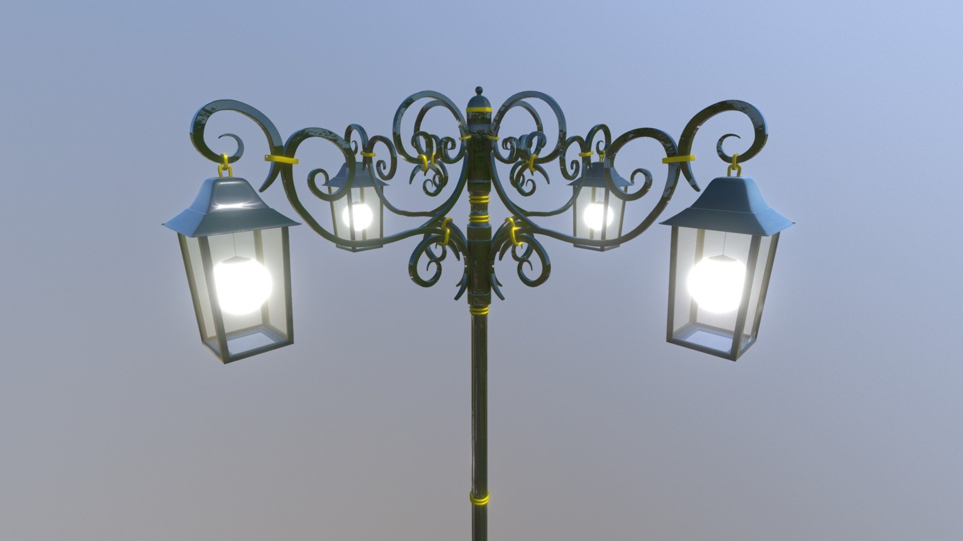 Vintage street lamp