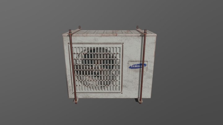 Samsang Air Conditioning Wall Unit 3D Model