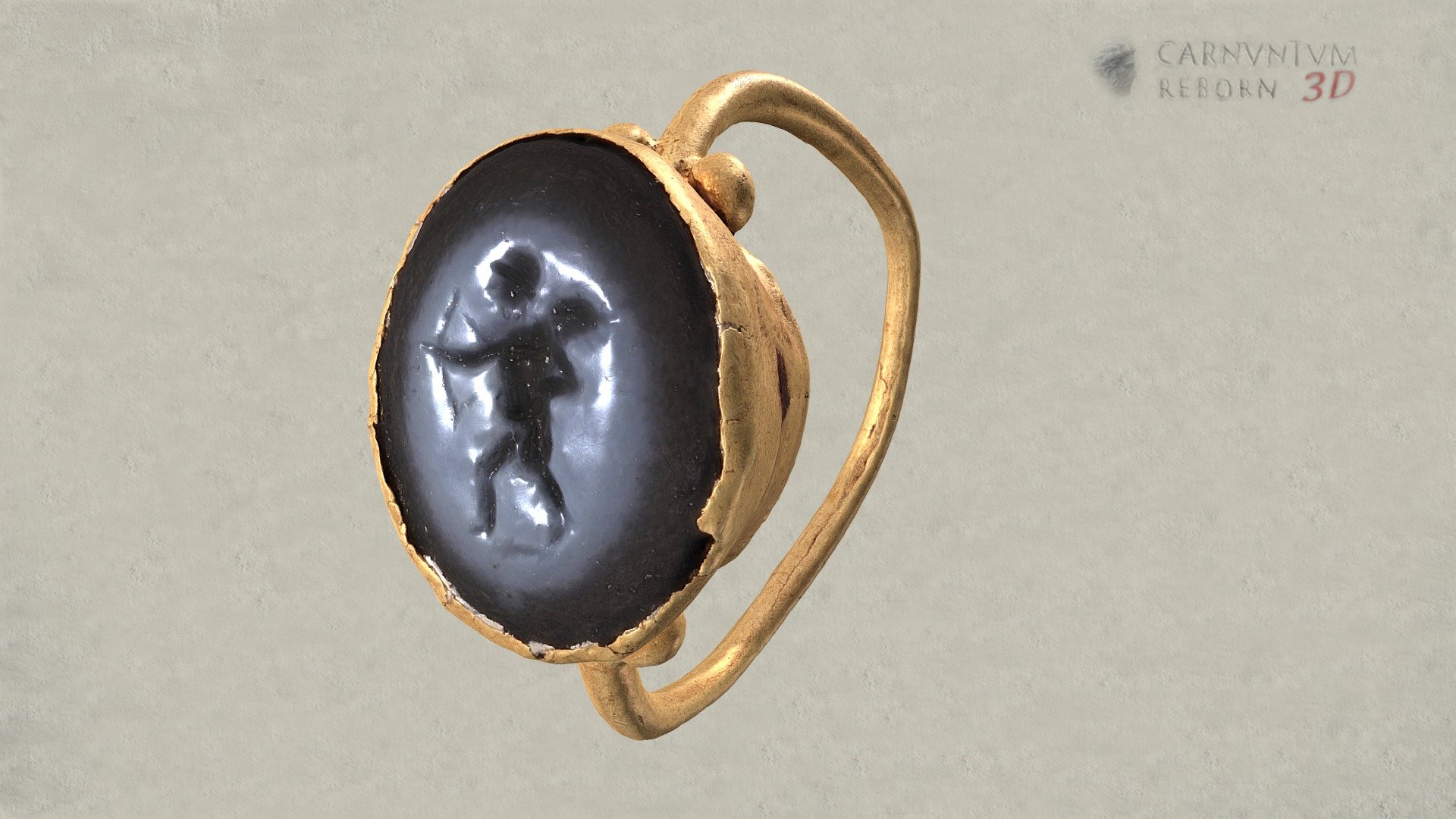 Ring mit Gemme — Sketchfab embed 3D viewer