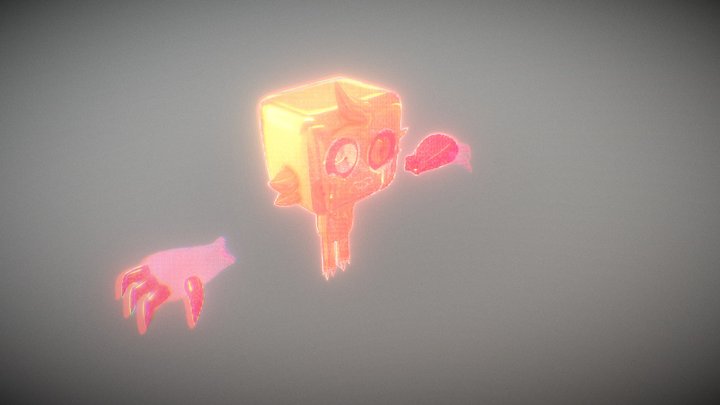 Creepy Pasta, burnt h3lp m3 G00B 3D Model