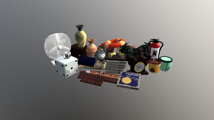 Random Objects 3D Model