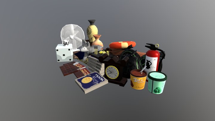Random Objects 3D Model