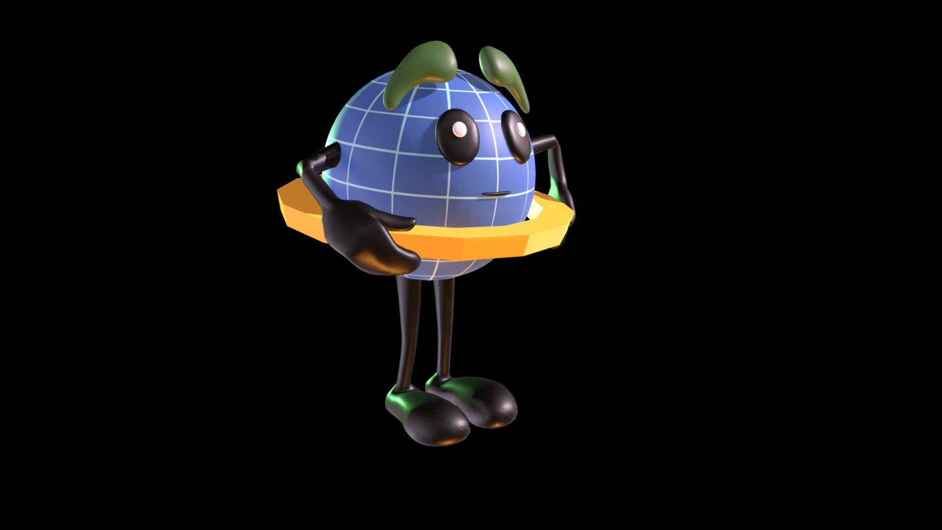 GLOBI- KAMU Character (Animation Test)