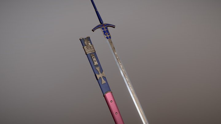 Excalibur from Fate 3D Model