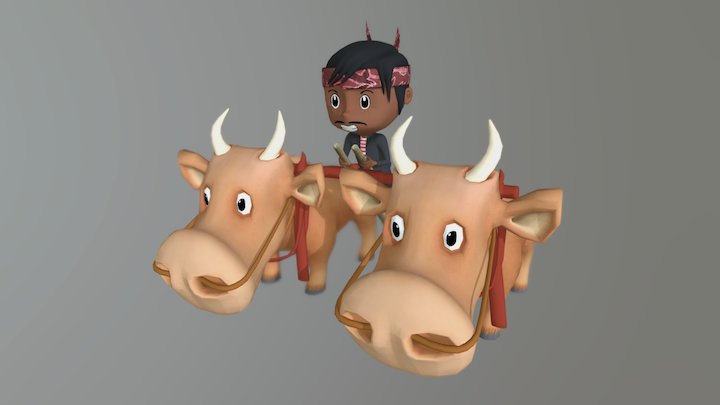 Javanese Style Rodeo 3D Model