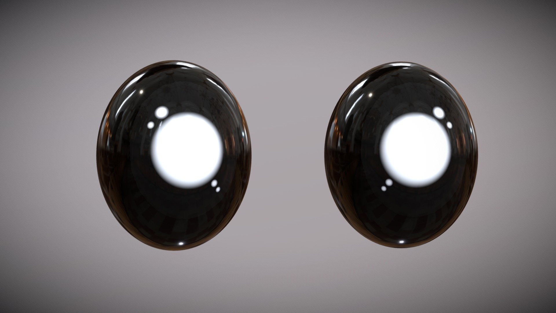 Eyeball collection 20 colors 4k textures Real-time 3D model 3D