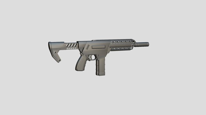 Energy Weapon 3D Model