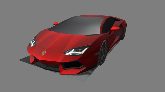 Lamborghini Aventador Final 3D Model
