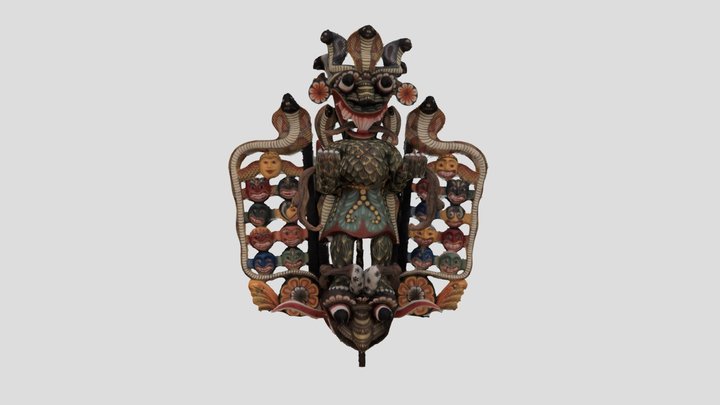 Dahaata Sanniya Mask 3D Model
