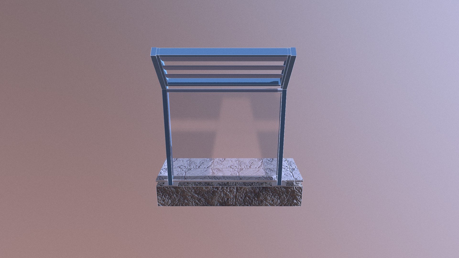 Glass And Angle Louvre Balustrade