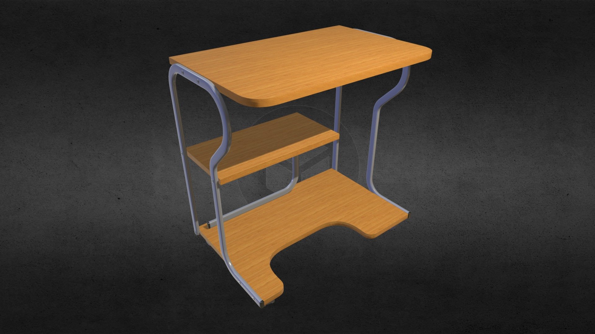 PC Table - Download Free 3D model by alex999m [0f37082] - Sketchfab