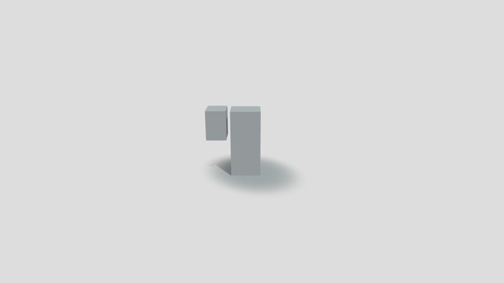 2 blocks 3D Model
