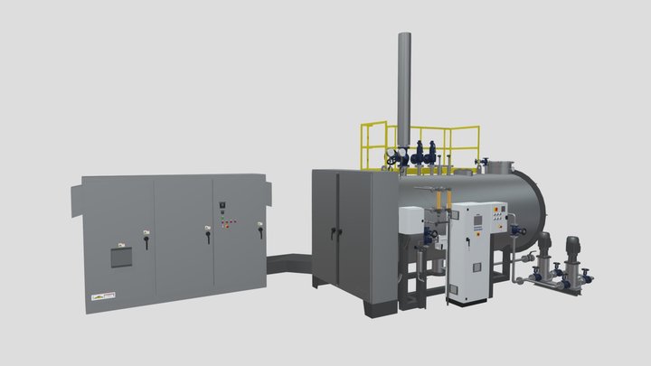 Boiler Machine 3D Model