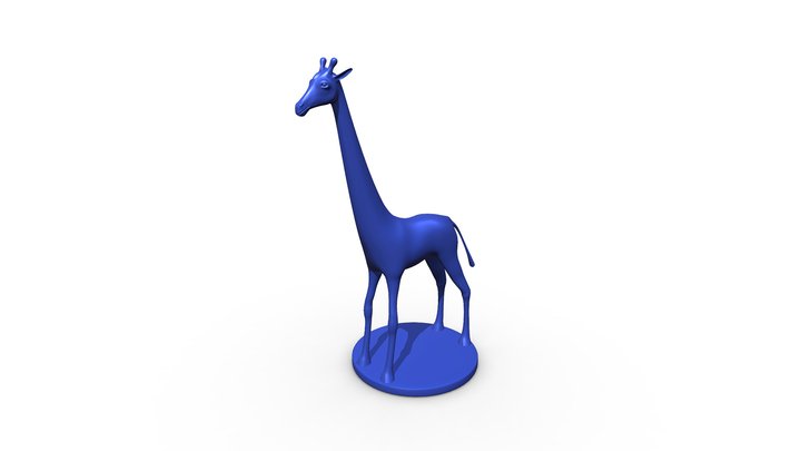 Wild Animal Giraffe 3D Model
