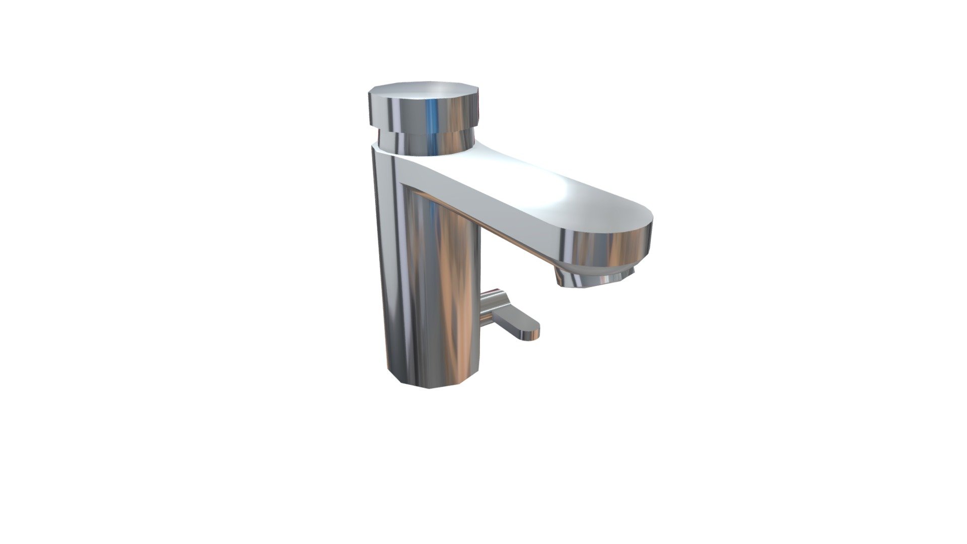 Grohe Self Closing Basin Mixer 36317000 3D model by bimstore