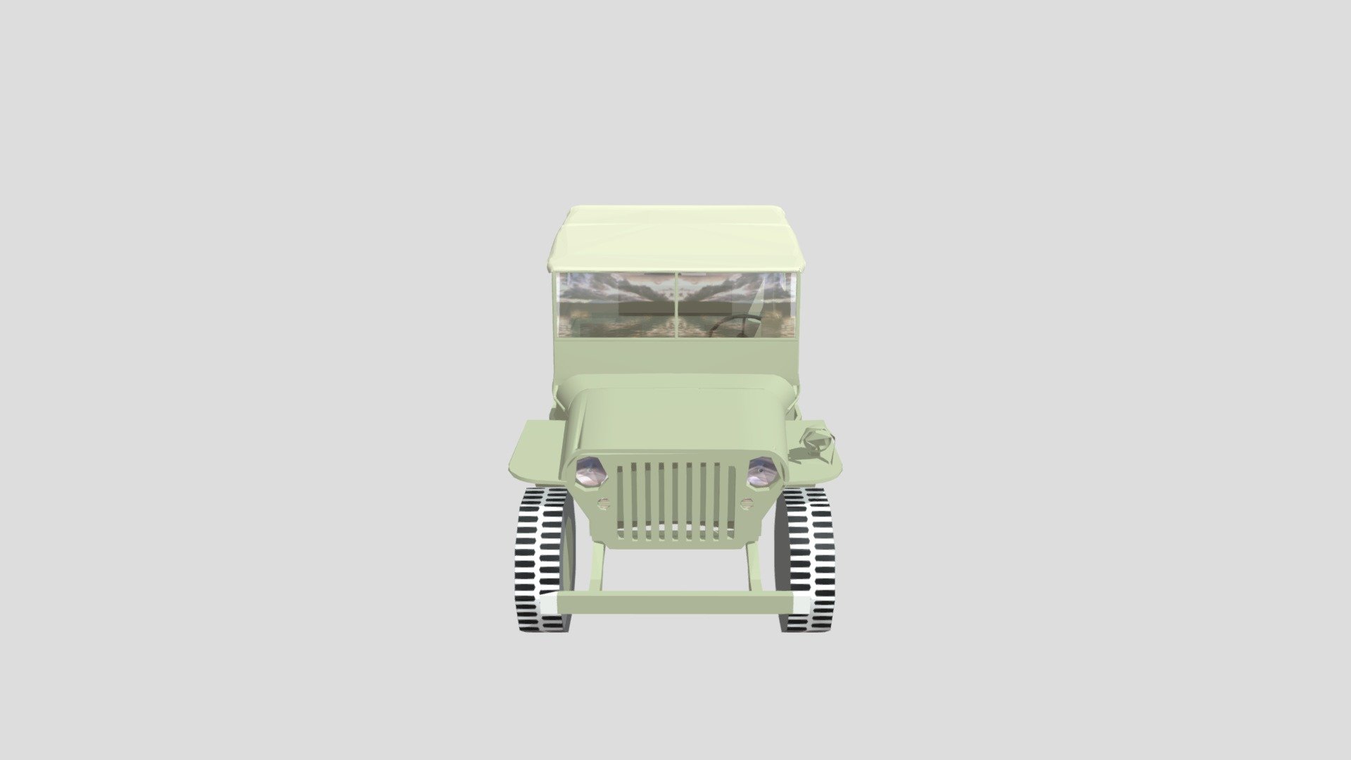 Jeep lowpoly