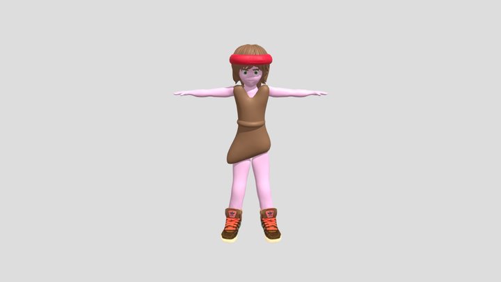 turista perdida 3D Model