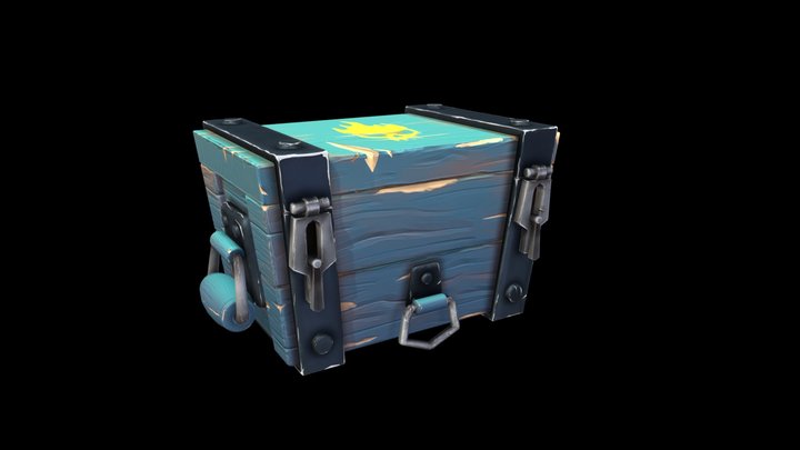 Pirate Chest – Stylized Game Prop 3D Model