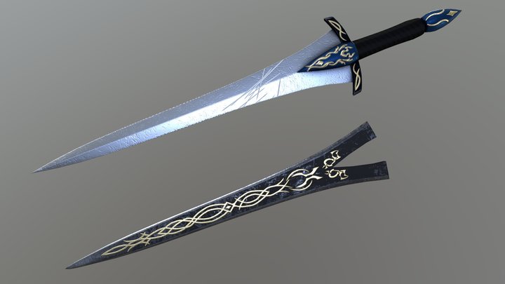 Ela's Short Sword 3D Model